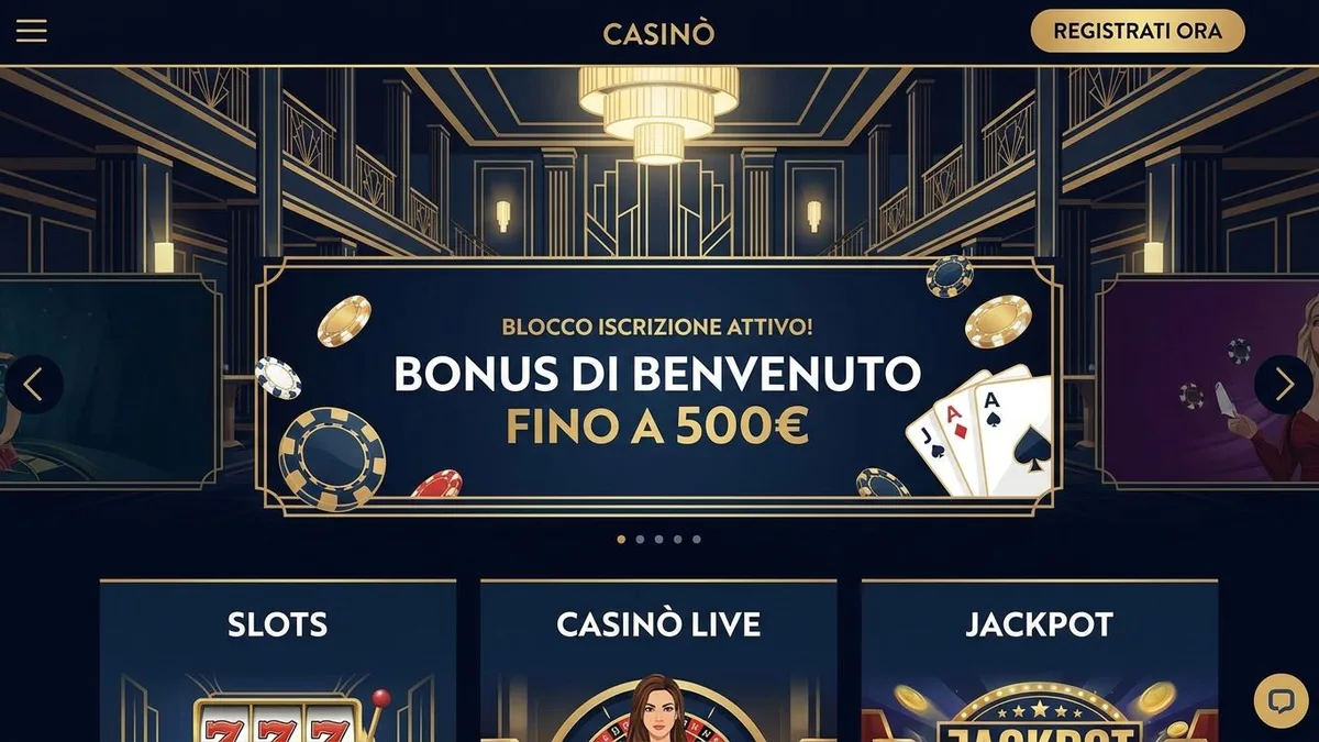 Registrazione con bonus